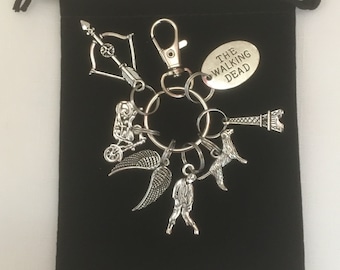Walking Dead Themed Keyring - Daryl Dixon - Now in France!!