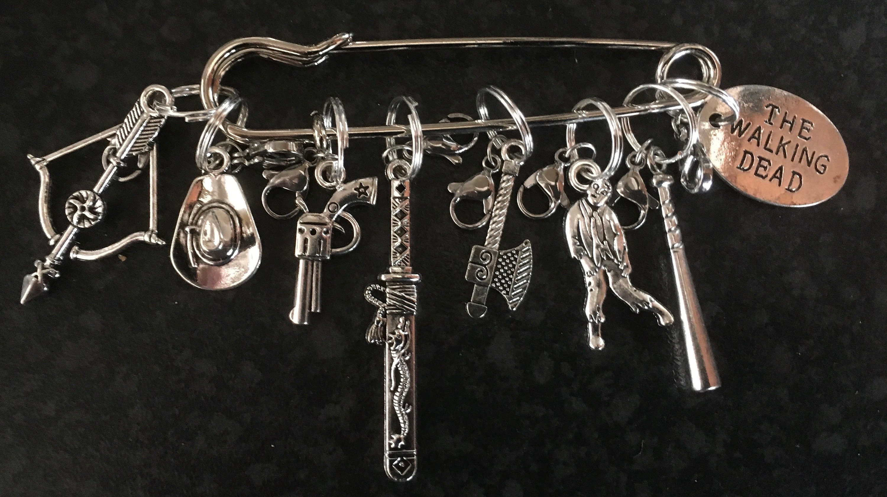Walking dead charm bracelet clearance
