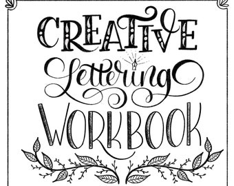 Creative Lettering Workbook (Combining Doodles, Letters and Mixing Fonts)