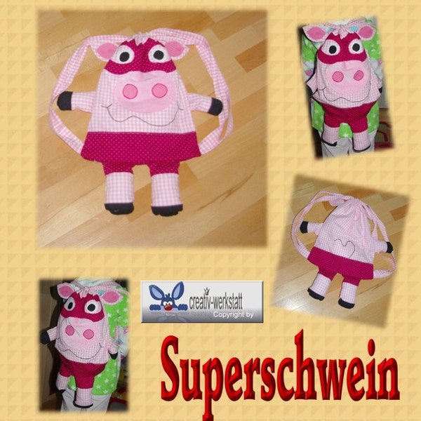 E-Book Rucksack Superschwein