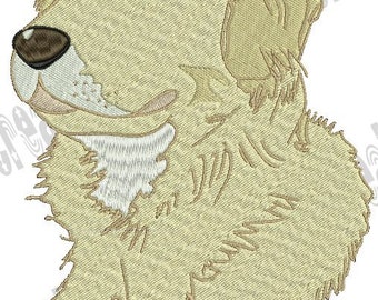 Embroidery motif Golden Retriever