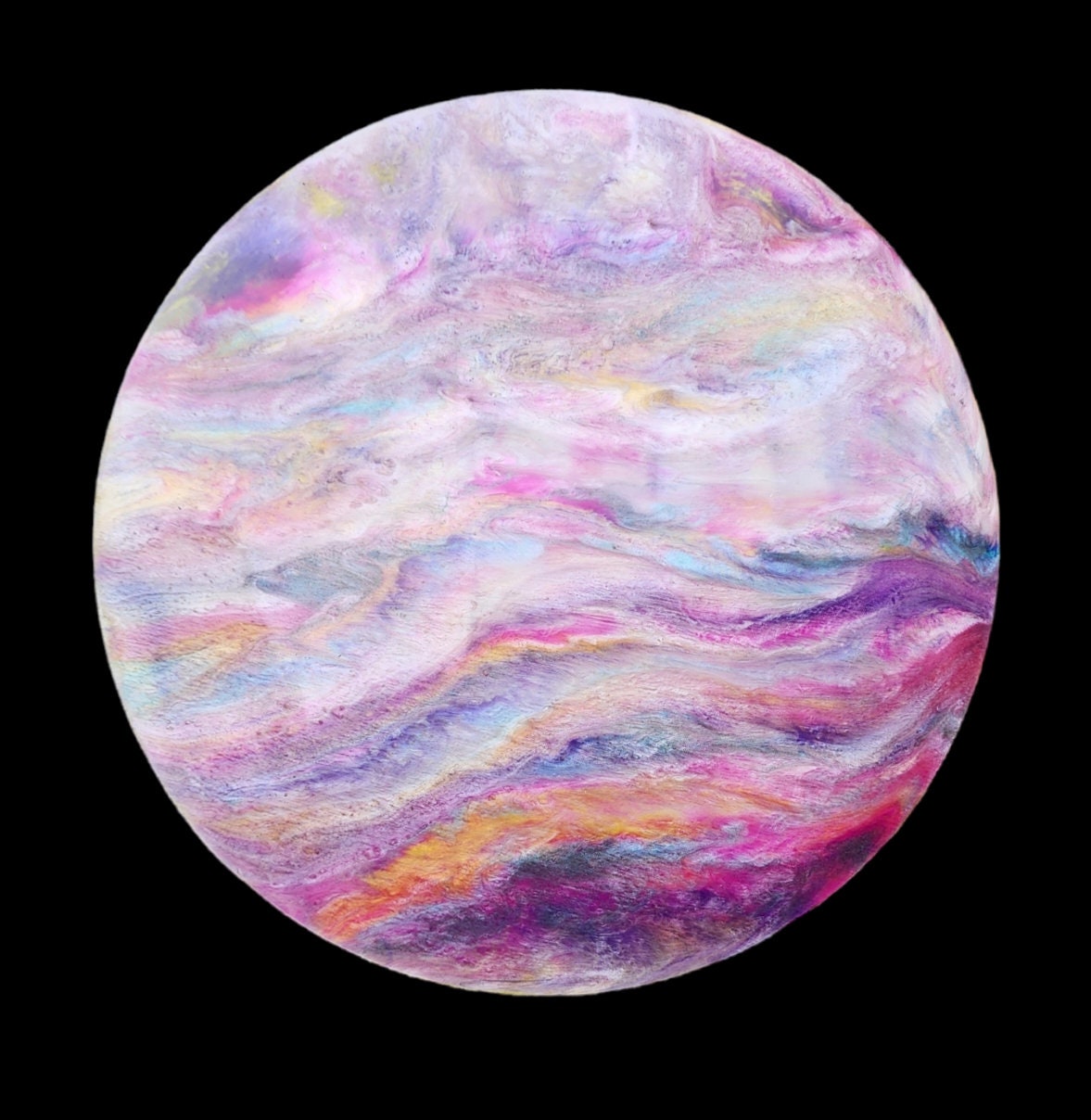 Alcohol Ink Paper for Alcohol Ink Art Painting - 25 Sheets Heavy Circle  Round
