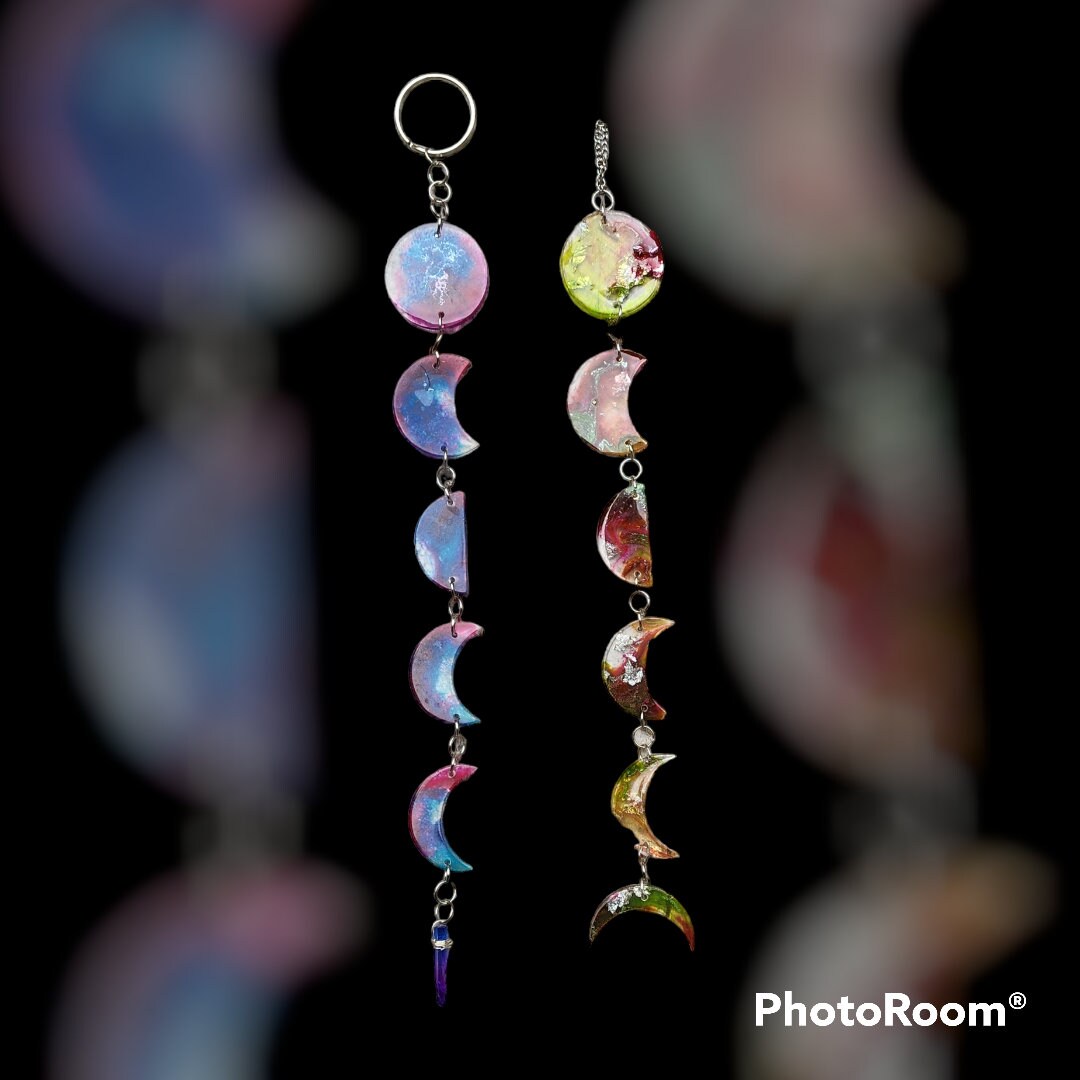 Moon Phase Home Decor, Moon Phase Resin, Resin Moonphase, Christmas Gift, Housewarming Gift for
