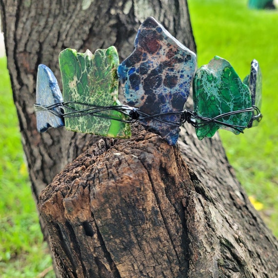Blue and Green Jasper Crown Jasper Tiara Gemstone Crown Etsy