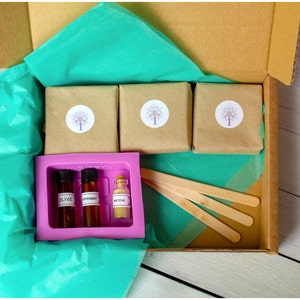 Rebel Kit Eco Friendly Soap Making Kit Peppermint, Green Tea & Olive Oil SLS/SLES Free. Cruelty Free Gift Ideas. image 2