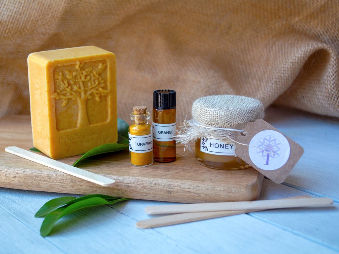 Eco Friendly Soap Making Kit Honey Sweet Orange & Turmeric Etsy UK
