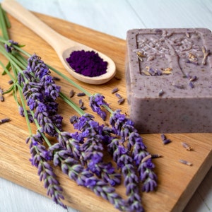 Moonage Daydream Kit Eco Friendly Soap Making Kit Lavender, Jojoba & Alkanet Root. SLS/SLES Free. Cruelty Free Gift Ideas. image 1