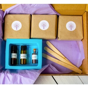 Moonage Daydream Kit Eco Friendly Soap Making Kit Lavender, Jojoba & Alkanet Root. SLS/SLES Free. Cruelty Free Gift Ideas. image 2