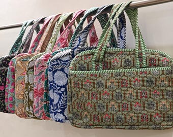Hand Block Printed Quilted Laptop Bag, Jaipur Handmade Floral Cotton Laptop sleeve , cute Indian macbook air sleeve, graduation gift for her