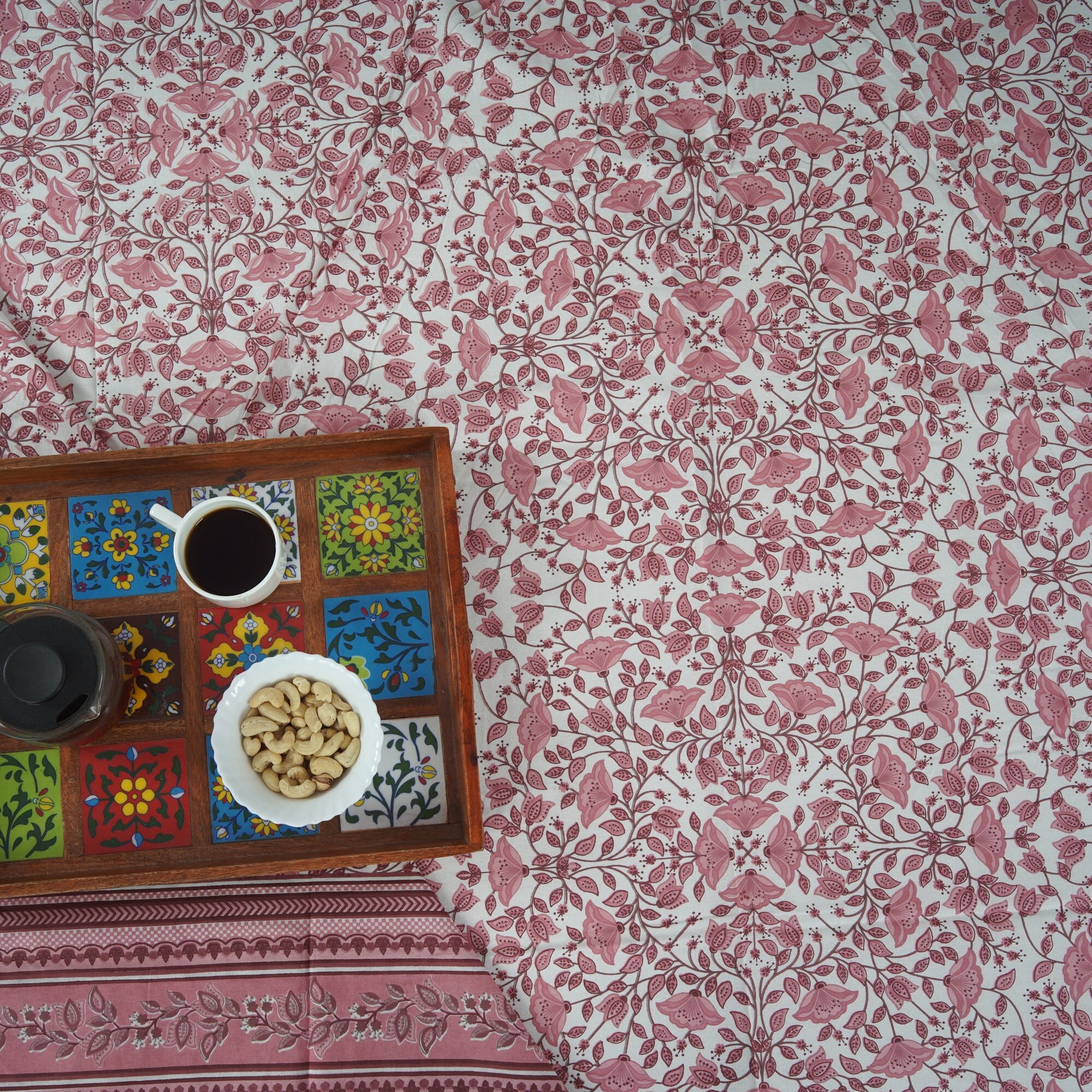 Bedsheet King Size Tapestry Printed With 2 Pillow Cases Bedsheets Size