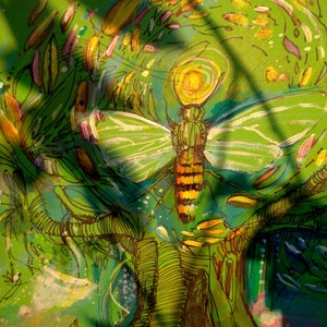 Original A3-Illustration „Honig der Seele“