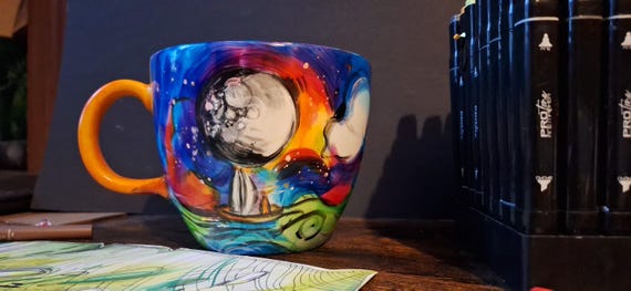 16 oz ceramic coffee travel mug Cypress Home Myrtle Ceramic Travel Coffee Mug, 17 ounces main image 0