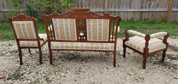 Eastlake parlor set sale