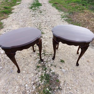 Ethan Allen Georgian Court End Tables A Pair 11-8606 225