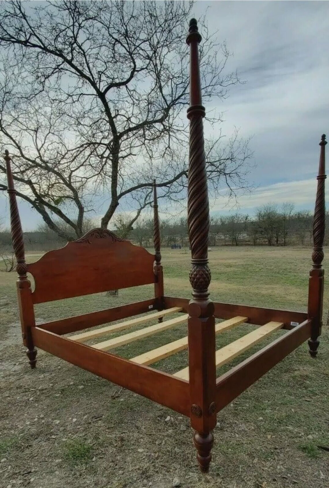 Ethan Allen British Classics Queen Plantation Bed 295650 Etsy