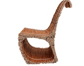 Armchair, wicker armchair, eco armchair, original piece of furniture