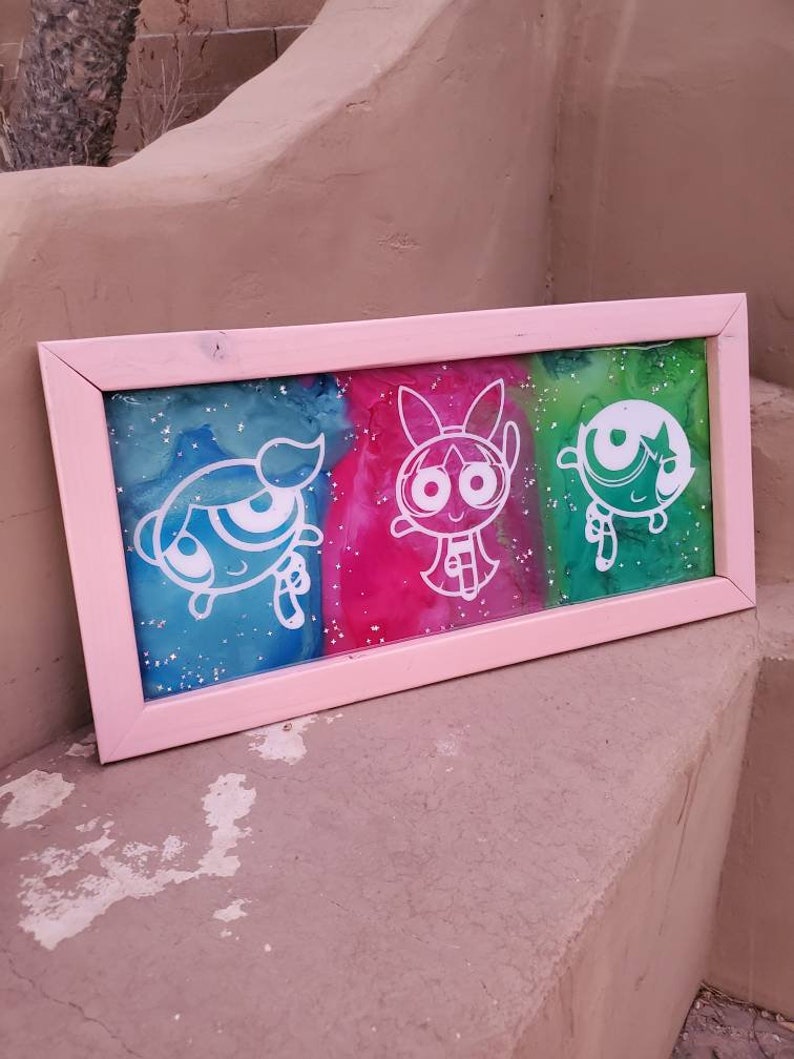 Power Puff resin art