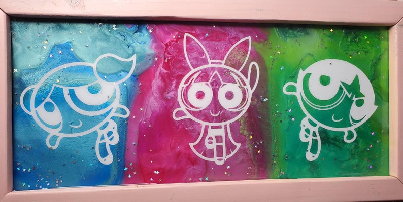 Power Puff resin art