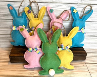 Easert bunny fillers , Felt Bunny Ornaments
