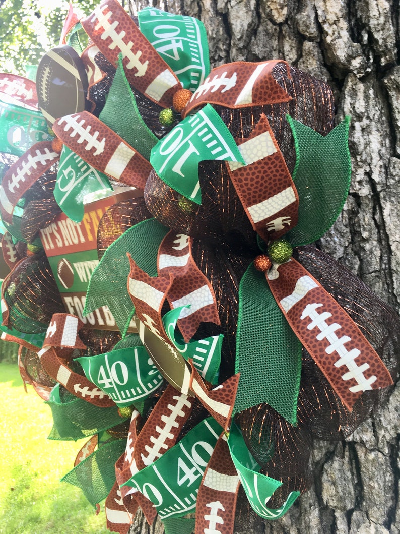 Football Wreath Football Game