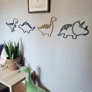 Wood Safari Jungle Outlines Wall Silhouette Nursery Bedroom african decor Design Jungle bedroom Room Idea art cut outs image 6