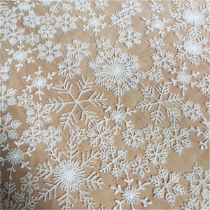 Gorgeous Exquisite 3D Beaded Lace Fabric, Tulle Embroidery Lace Fabric for Wedding Dress, Floral Lace Fabric By The Yard