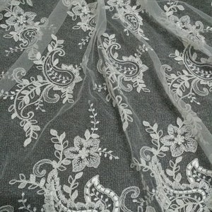 Bruids jurk stof tulle lace stof 130cm breedte bruiloft lace stof guipure kant stof voor partij jurk verkopen grootte gesneden