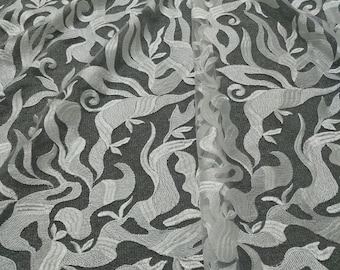 Stickerei Hochzeitskleid Spitze: Eleganter Tüll-Brautstoff (Meerware)