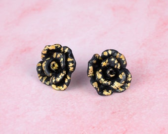 handvollendet Roses Gold-Black - Ohrring