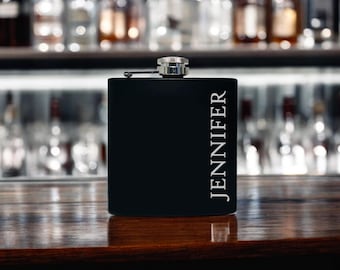 Personalized Flask Mother&#39;s And Father&#39;s Day Groomsmen Groomsmen Flask Personalized Flask, Engraved Flask, Custom Flask, Personalised
