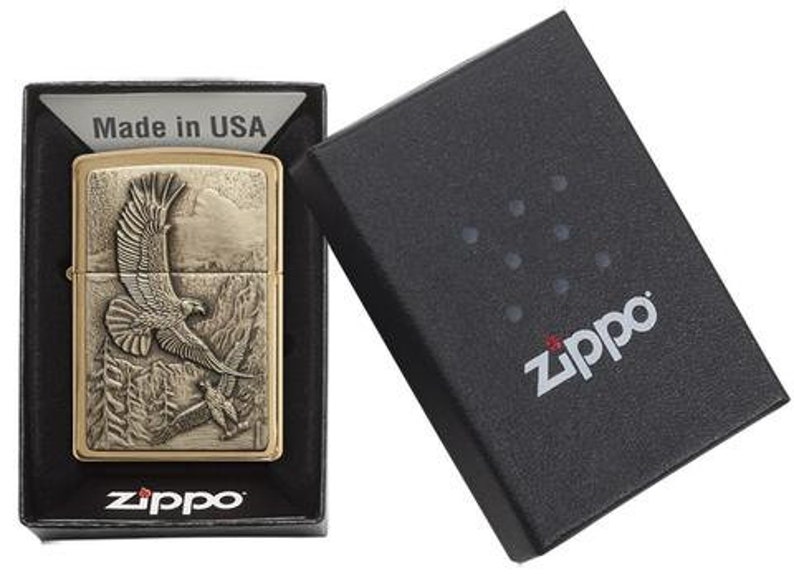 Soaring Eagles Zippo Lighter Customized Lighter Personalized Etsy