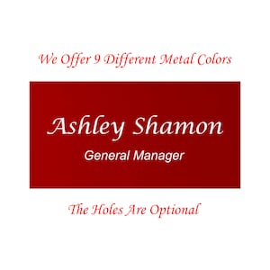 Personalised Metal Plaque, Metal Plate, Custom Metal Plates, Award Plaque, Memorial, Nameplate, Trophy Plate, Lamicoid, Metal Sign,