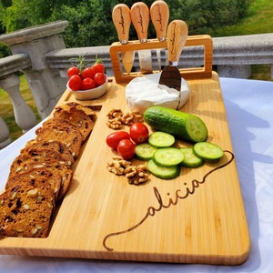 Charcuterie Board Personalized gift Wedding  for him Personalized Cheese Board, Custom Cheese Board Mother's And Father's Day  gifts