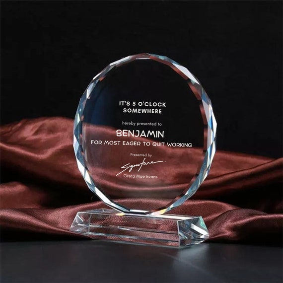 Custom Crystal Award