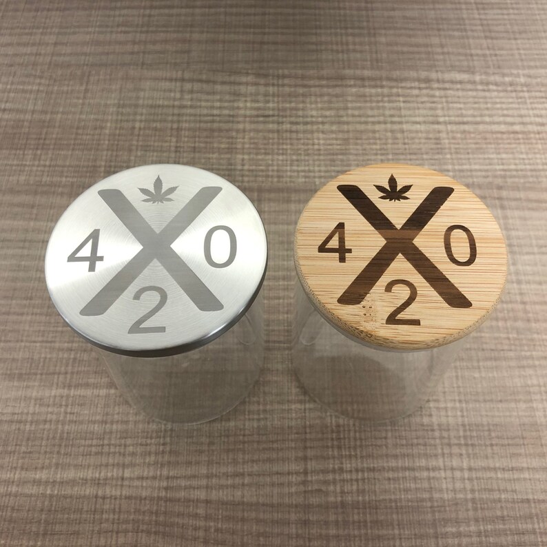 Stash Jar Cannabis Storage Weed Jarherb Grinder Jar Laser Etsy