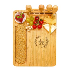 Charcuterie Cheese Board Mother's And Father's Day gifts for him Set for Housewarming & Wedding gift Thanksgiving, image 2