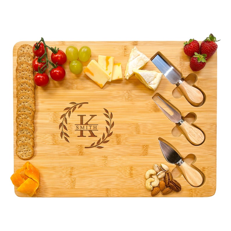 Charcuterie Cheese Board Mother's And Father's Day gifts for him Set for Housewarming & Wedding gift Thanksgiving, image 9