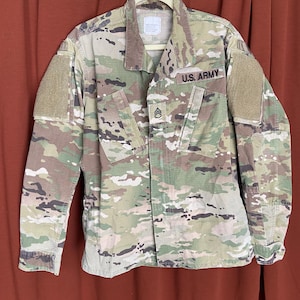 Camouflage Utilitarian Military Jacket (S)
