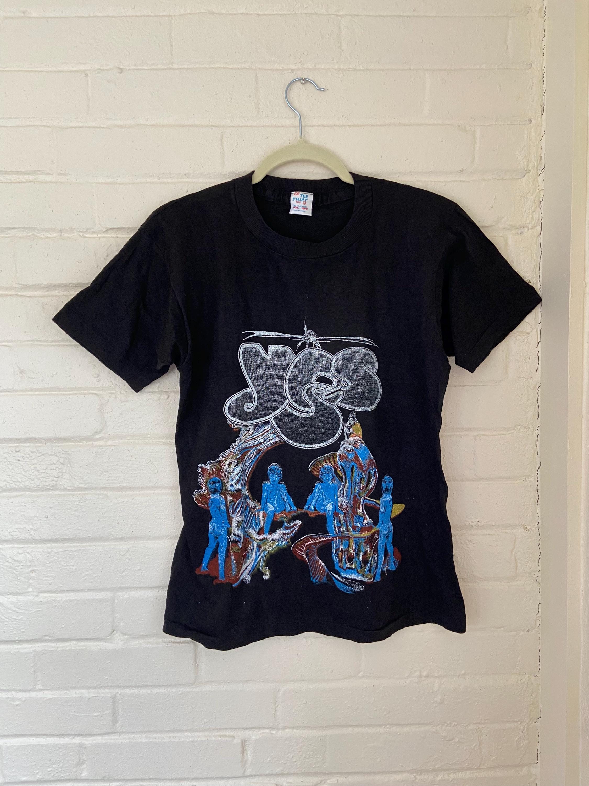 Vintage Rare 70's YES Band Tee Going for the One U.S. Tour Concert