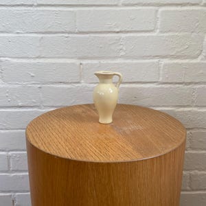 Butter Yellow Tiny Bud Vase Vintage Ceramic