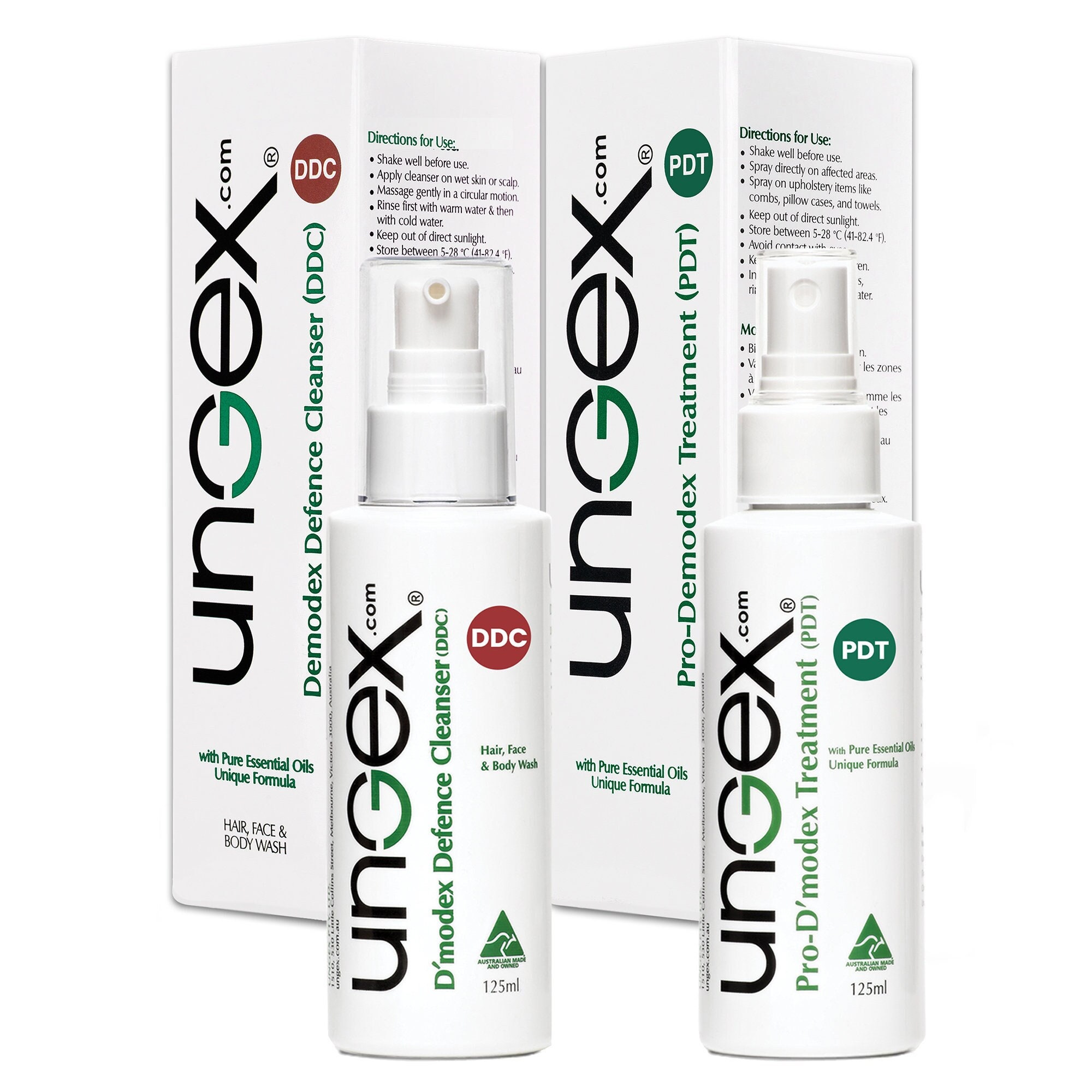 udsagnsord Learner Suri Ungex Demodex Treatment Basic Kit 2in1 Natural Ingredients - Etsy