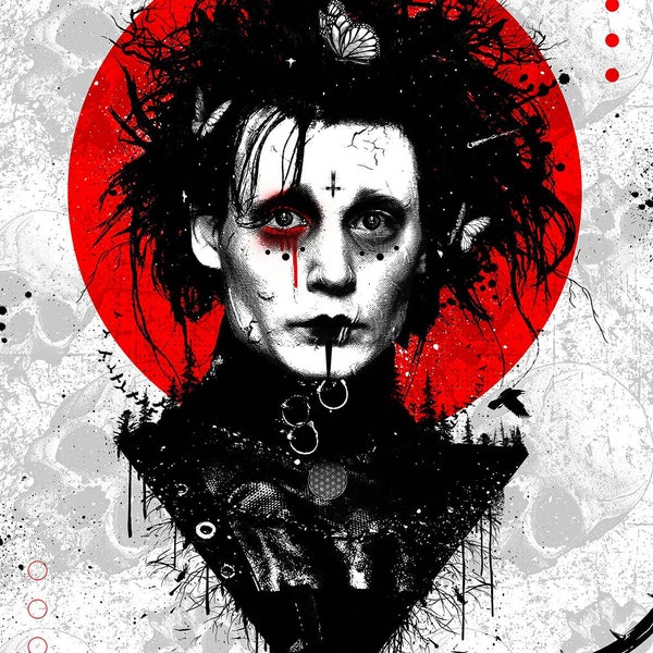 Edward Scissorhands Print