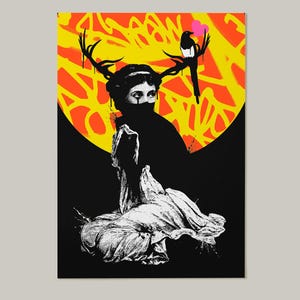 Cover Up - XL A2 Risograph Print
