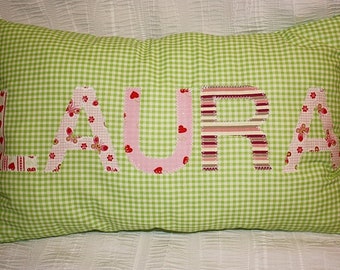 Sweet name cushion approx. 30 x 48 cm girl