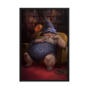 The Wizard Tim - Framed Cover Art