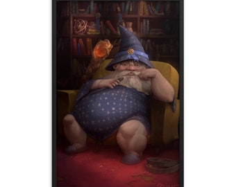 The Wizard Tim - Framed Cover Art