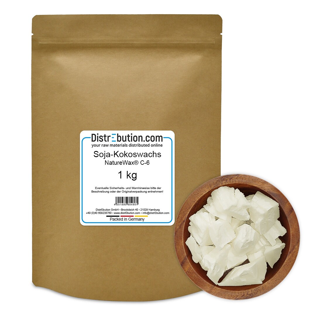 1 kg soy wax & coconut wax NatureWax® C6 make your own Etsy