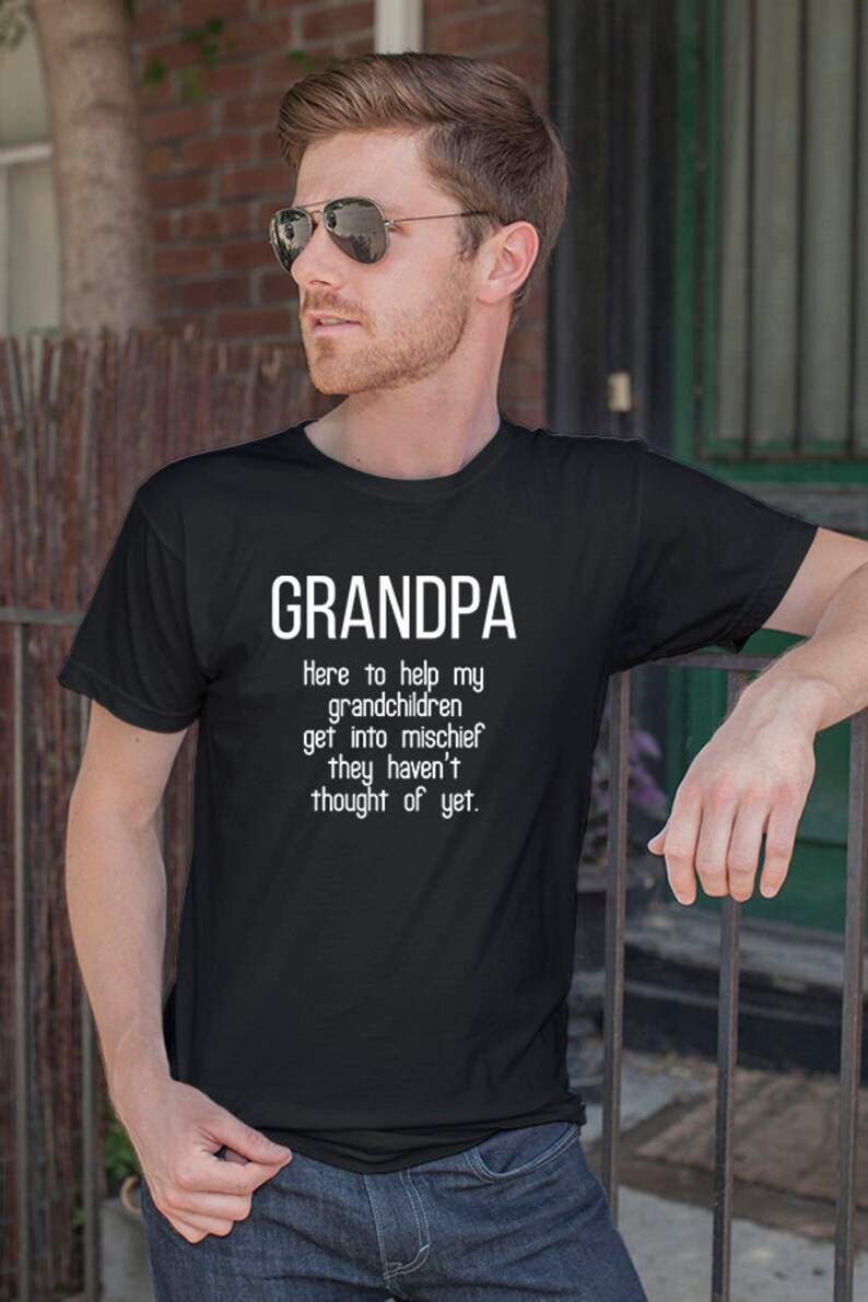 Personalized Grandpa Shirt Funny New Grandad Gift Christmas Etsy