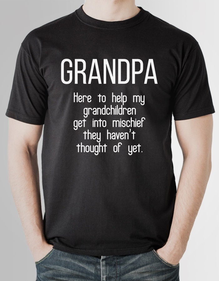 Personalized Grandpa Shirt Funny New Grandad Gift Christmas | Etsy