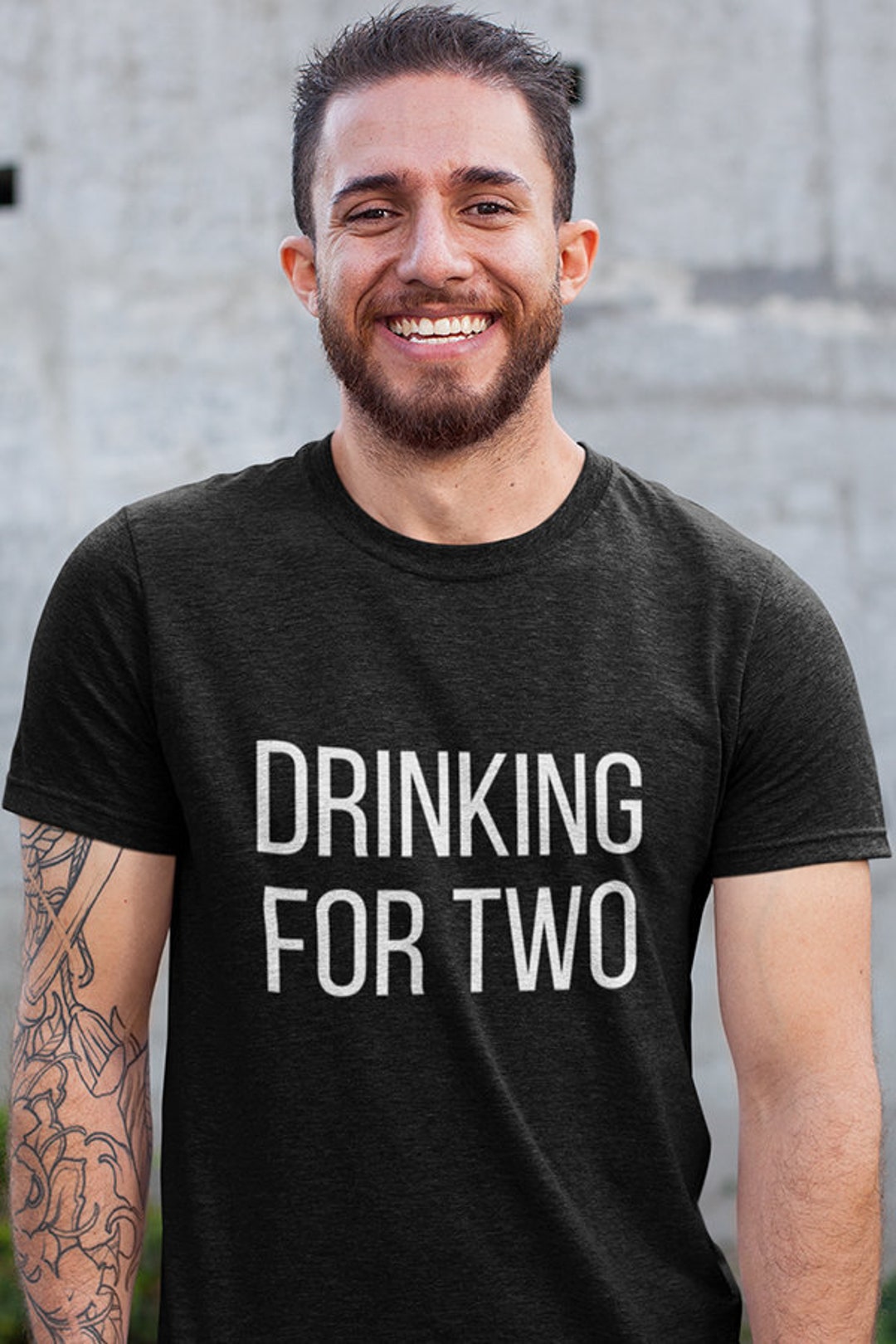 Drinking for Two Funny Pregnancy Announcement to Husband Etsy